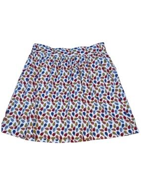 LOFT Outlet Linen Blend Pineapple Colorful Skirt - Women’s Medium